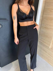 MOMA Black Lace - Trimmed Bra: Elevate Your Sexy Allure