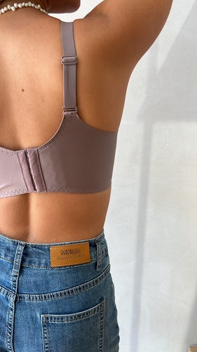MOMA Wireless Bra: Comfort & Chic in Taupe Elegance