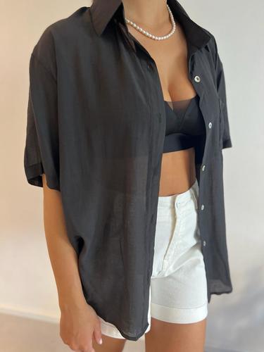 Sexy MOMA Bra: Black, Mesh & Deep V for Trendy Vibes